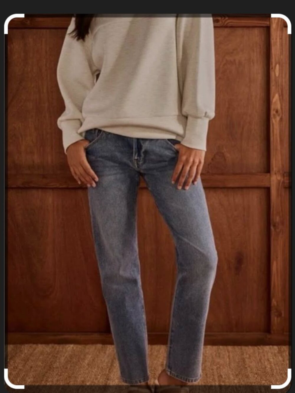 Cabi Harlow Women’s Jeans in frost wash sz 12